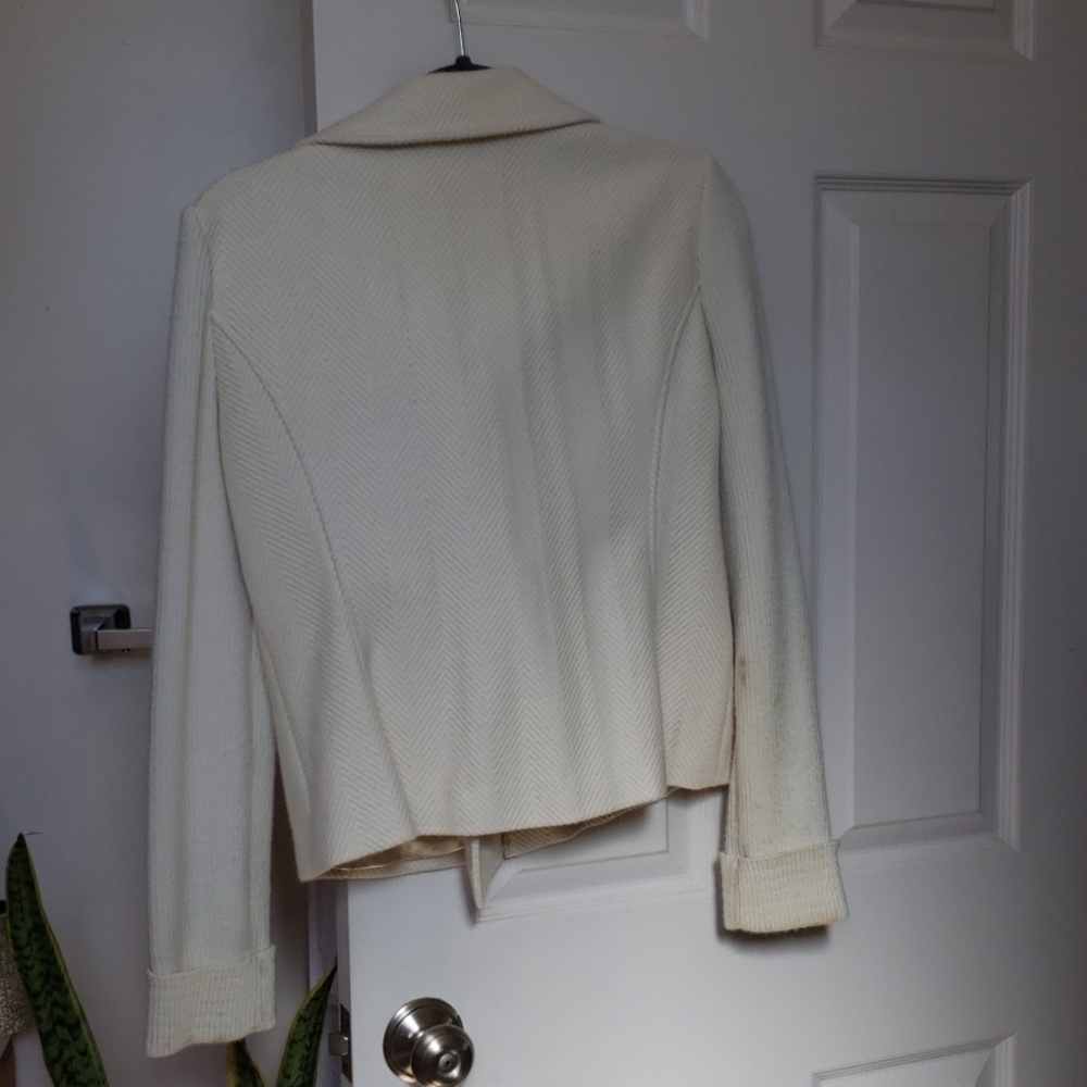 Bebe White Coat - image 2